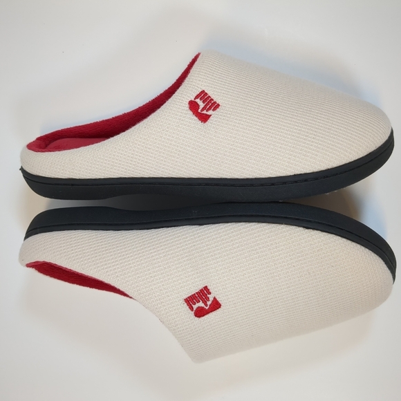 Rockdove slip on cream/red men's shoes , size medium 9/10 - Picture 9 of 11